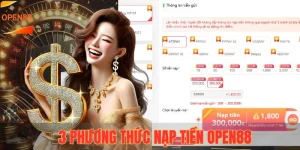 3 Phương thức nạp tiền OPEN88